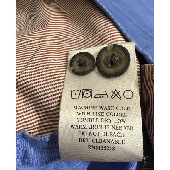 Wildfang The Essential Trouser in Periwinkle Blue Size 10 - Picture 10 of 11